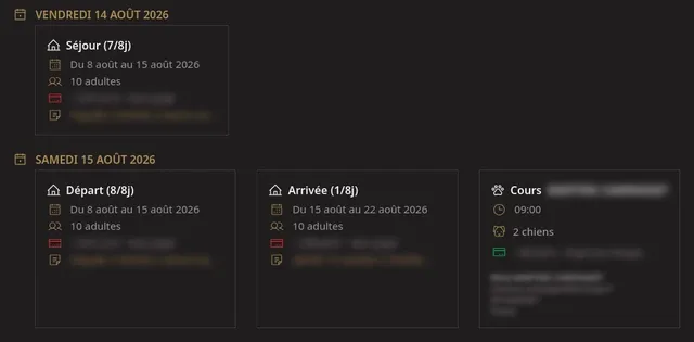 Aperçu planning