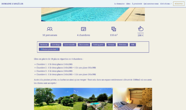 Gîte listing preview